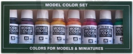 Vallejo 70136 Zestaw Model Color 8 farb - Transparent Colors