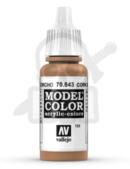 Vallejo 70843 Model Color 17 ml Cork Brown