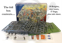 Foot Knights 1450-1500 Najemnicy rycerze żołnierze 38 figurek