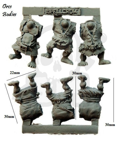 Orcs Bodies - Orkowe ciała 3 szt.