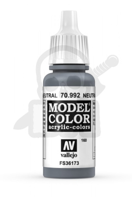 Vallejo 70992 Model Color 17 ml Neutral Grey