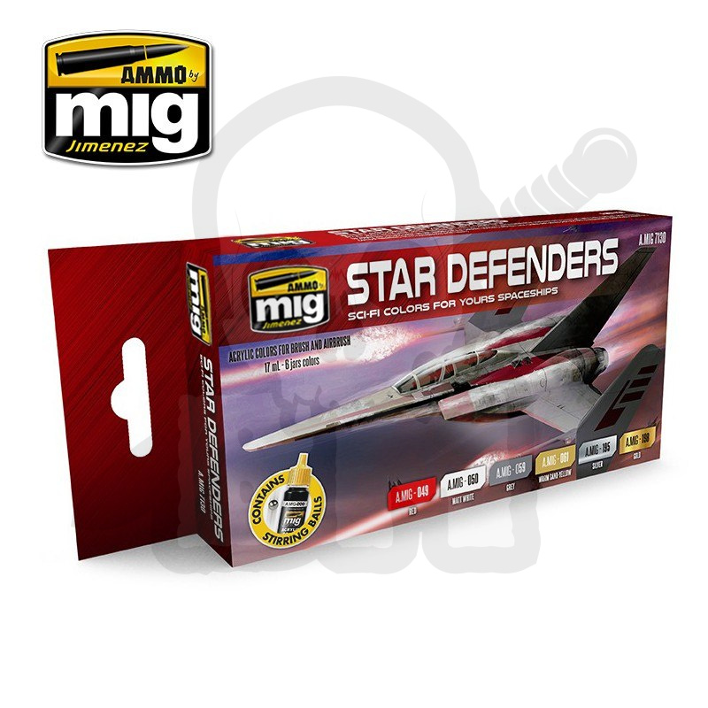 Ammo Mig 7130 Farby Star Defenders Sci-Fi Colors