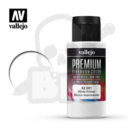 Vallejo 62061 Premium Airbrush Color 60ml White Primer