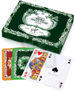Karty 2 talie - Liście dębu Bridge Poker Whist