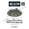 German Heer MG42 MMG Team (1943-45) 3 szt. + km