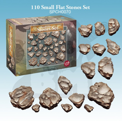 Small Flat Stones Set - 110 szt.