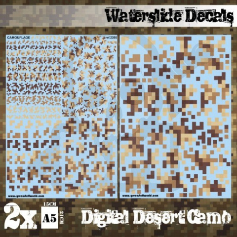Decals Sheets Digital Desert Camo - kalkomanie