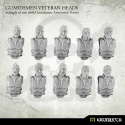 Guardsmen Veteran Heads - 10 szt. Imperial Guard
