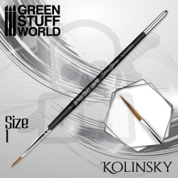 Green Stuff SILVER SERIES Kolinsky Brush - Size 1