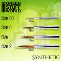 Green Series Synthetic Brush - Size 00 pędzelek