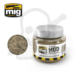 Ammo Mig 2102 Acrylic Mud Light Earth Ground 250ml