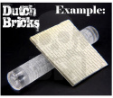 Rolling Pin Dutch Bricks wałek do odciskania tekstur