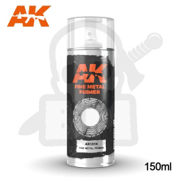 AK Interactive 1016 Fine Metal Primer Spray 150ml