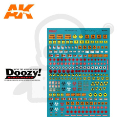 AK Interactive DZ035 Fuel Signs Decals