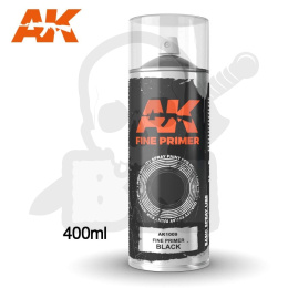 AK Interactive 1009 Fine Primer Black Spray