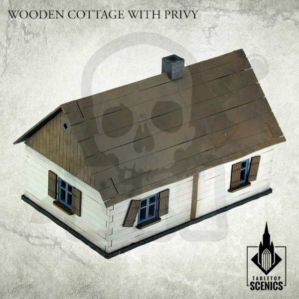 Poland 1939 Wooden Cottage with Privy