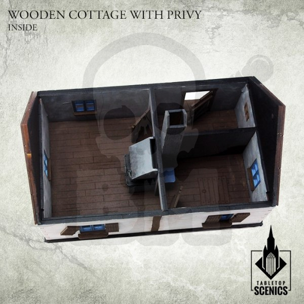 Poland 1939 Wooden Cottage with Privy