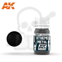 AK Interactive AK471 Xtreme Metal Black Base 30ml