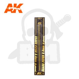 AK Interactive AK9118 Brass Pipes 2mm 2 Units