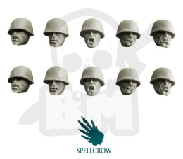 Guards Heads in M1 Helmets