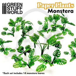 Paper Plants - Monstera - papierowe rośliny