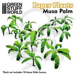 Paper Plants - Musa Trees - papierowe rośliny