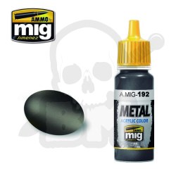 Ammo Mig 0192 Farba Metallic Polished Metal 17ml