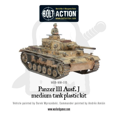 BOLT ACTION Panzer III Ausf J, L, M, N