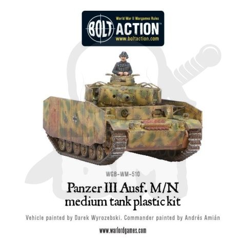 BOLT ACTION Panzer III Ausf J, L, M, N
