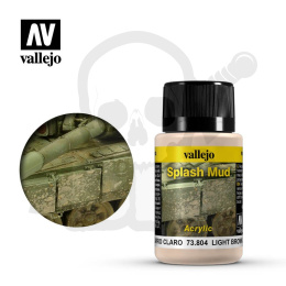 Vallejo 73804 Weathering Effects 40 ml Light Brown Splash Mud
