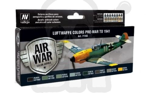 Vallejo 71165 Zestaw Model Air War Luftwaffe colors pre-war to 1941