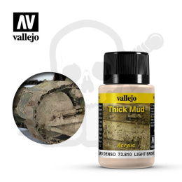 Vallejo 73810 Weathering Effects 40 ml Light Brown Mud