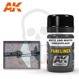 AK Interactive AK2074 Paneliner for white and winter camouflage 35ml