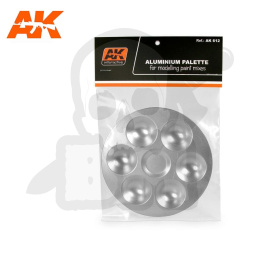 AK Interactive AK612 Aluminum Pallet 6 wells