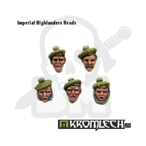 Imperial Highlanders Heads - 10 szt. Guard