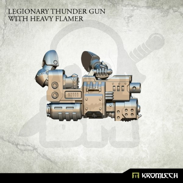 Legionary Heavy Thunder Gun with Heavy Flamer