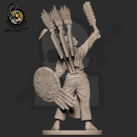 Atotoztli, the Aztec Warrior (28 mm)