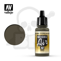 Vallejo 71316 Model Air 17 ml N. 41 Dark Olive Drab