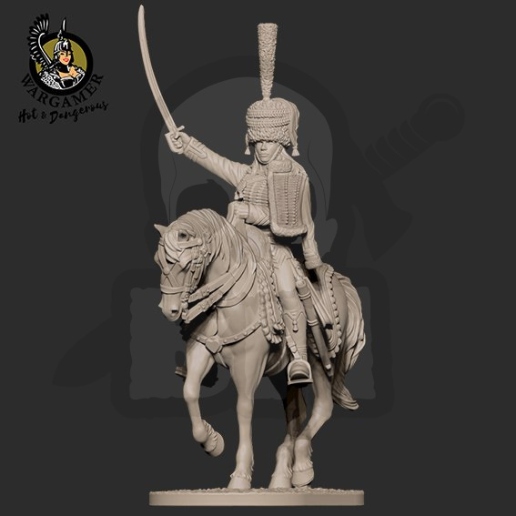 Victoria, the French Hussar (28 mm)