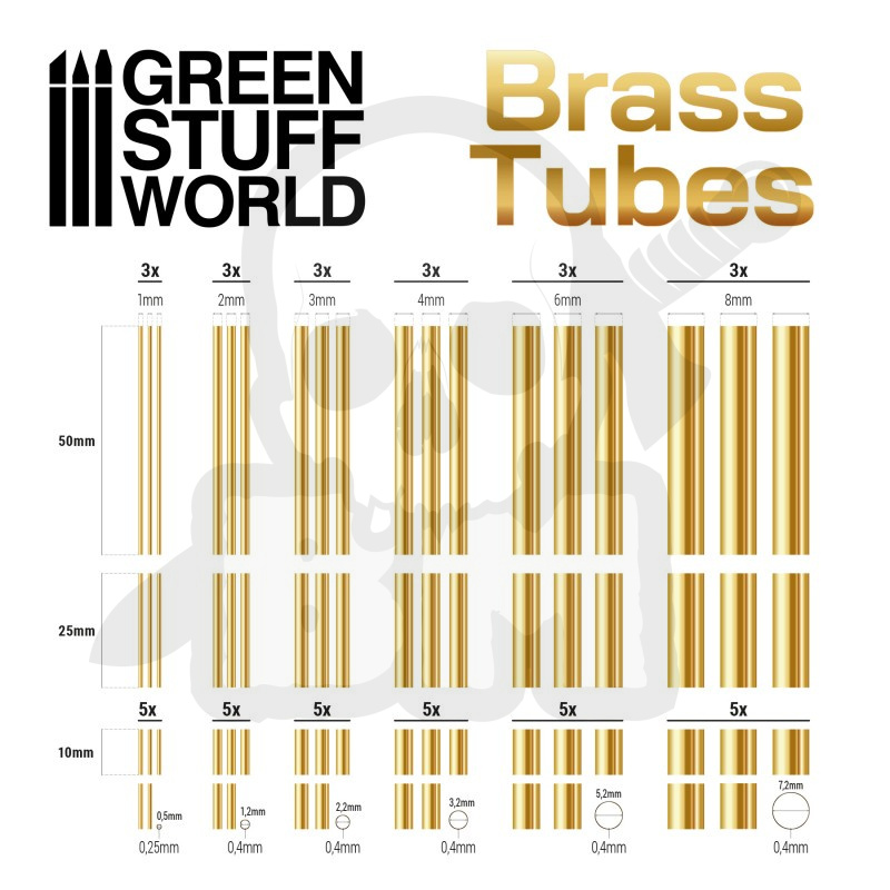 Brass Tubes Assortment