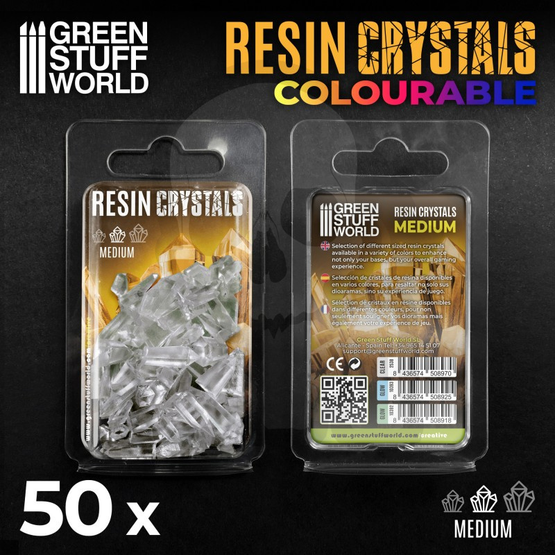 Clear Resin Crystals Medium