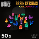 Clear Resin Crystals Medium