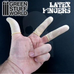 Green Stuff Latex Fingers - Size S