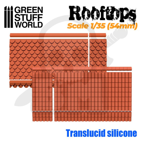 Silicone Molds Rooftops 1/35 54mm formy silikonowe