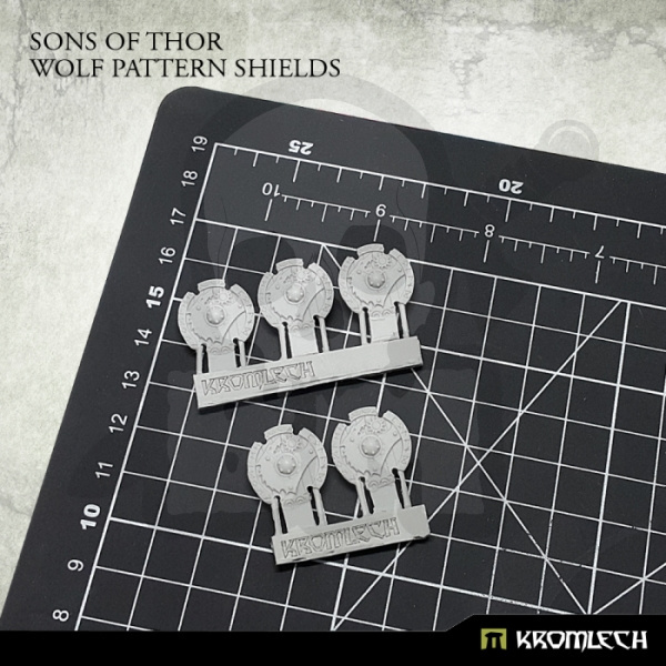 Sons of Thor: Wolf Pattern Shields (5)