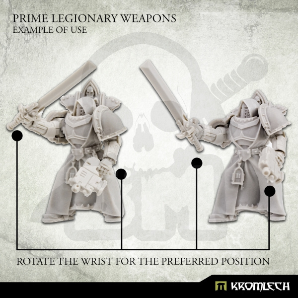 Prime Legionaries CCW Arms: Hammers (left arms)