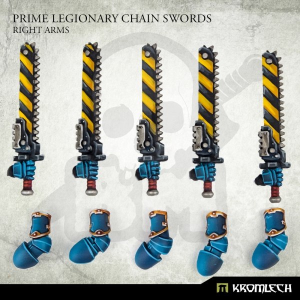 Prime Legionaries CCW Arms: Chain Swords (right arms)