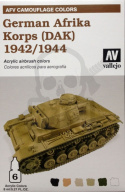 Vallejo 78410 AFV Painting System Afrika Korps 1942-1944 (DAK)