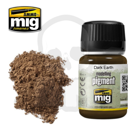 Ammo Mig 3007 Pigment Dark Earth 35ml