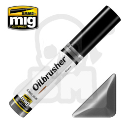 Ammo Mig 3336 Oilbrusher Steel 10ml